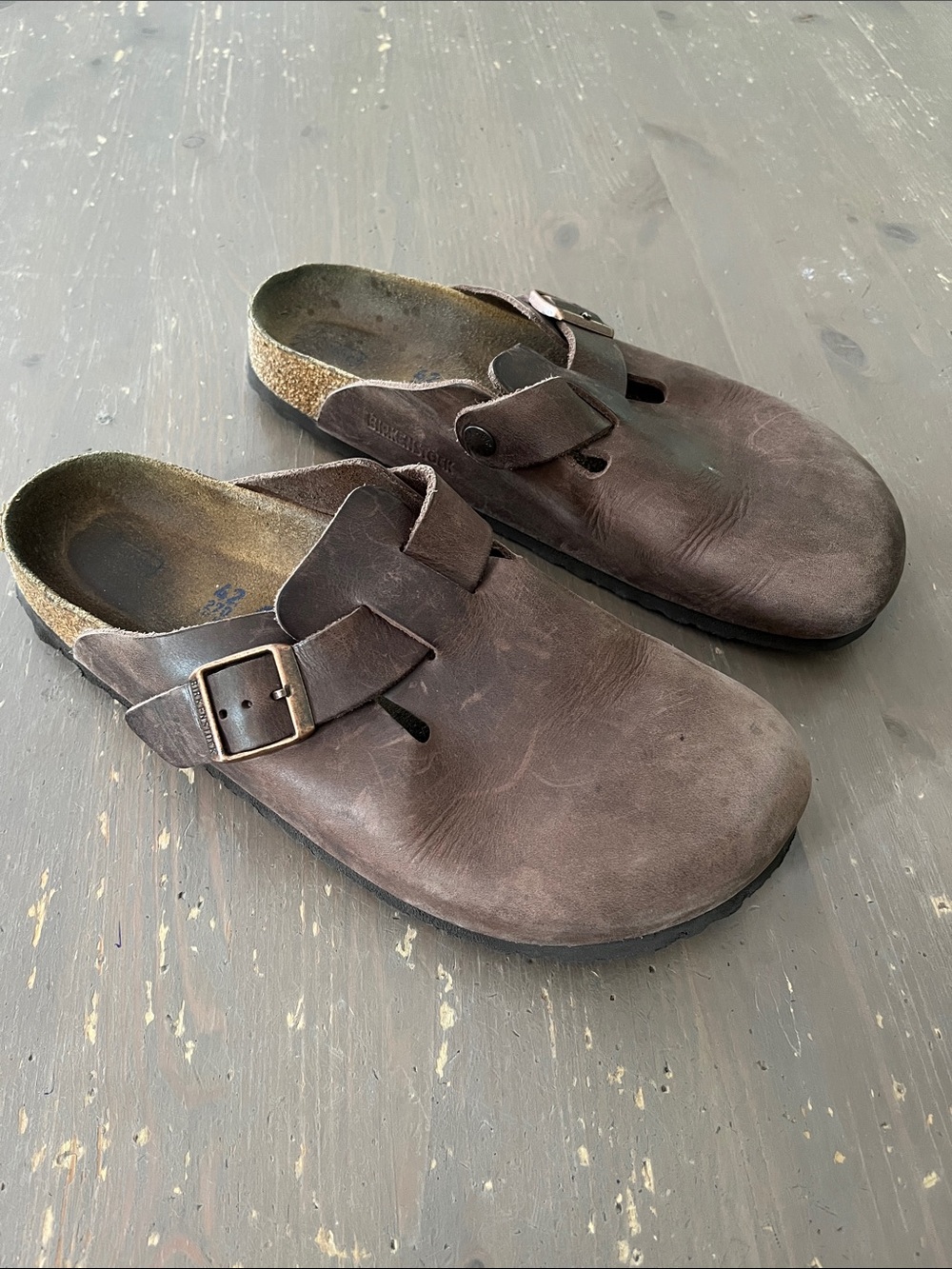 Birkenstock Boston Oiled Leather Habana